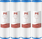 SimPure 10"x2.5" Pleated Polyester Sediment Water Filter Replacement Cartridge by SimPure_Water
