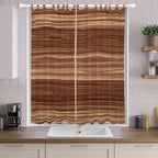Brown Western Living Room Curtains 96 Inch Length, Window Curtains Tab Top - Image 9