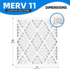 10x24x1 Air Filter, MPR 1200 & FPR 7, MERV 11 Pleated Air Filter - Image 3