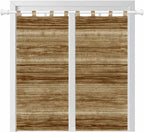 Vintage Western Bedroom Curtains 72 Inch Length, Window Curtains Tab Top by Unknown
