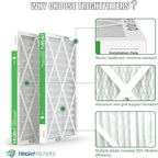 14x20x1 Air Filter 4 Pack, MERV 8 Pleated Dust Defense Air Filters Replacement - Image 4