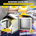 VEVOR NEMA Steel Enclosure, IP66 Waterproof & Dustproof, Outdoor/Indoor - Image 4