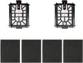 2 Pack Base Post-Motor HEPA Filters Replacement Parts Kit by PAYUDAL