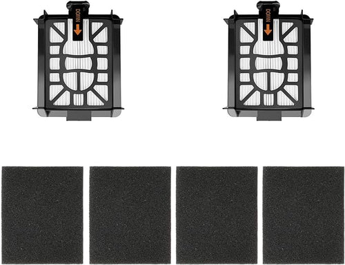 2 Pack Base Post-Motor HEPA Filters Replacement Parts Kit by PAYUDAL