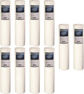 BLUONICS Sediment Replacement Water Filters Ten 4.5" x 20" Whole House by BLUONICS