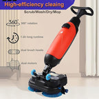 Floor Polisher Commercial, Dual-Brush Rotary Floor Scrubber, Lightweight - Image 3