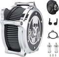 Motorcycle Air Cleaner Skull Style Air Filter by Aferrizu