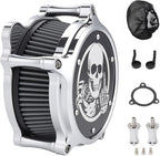 Motorcycle Air Cleaner Skull Style Air Filter by Aferrizu