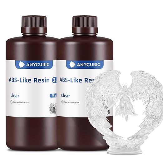 ANYCUBIC 2nd Gen Resin Technology ABS-Like Resin 2.0 Bundle, 3D Printer Resin by ANYCUBIC