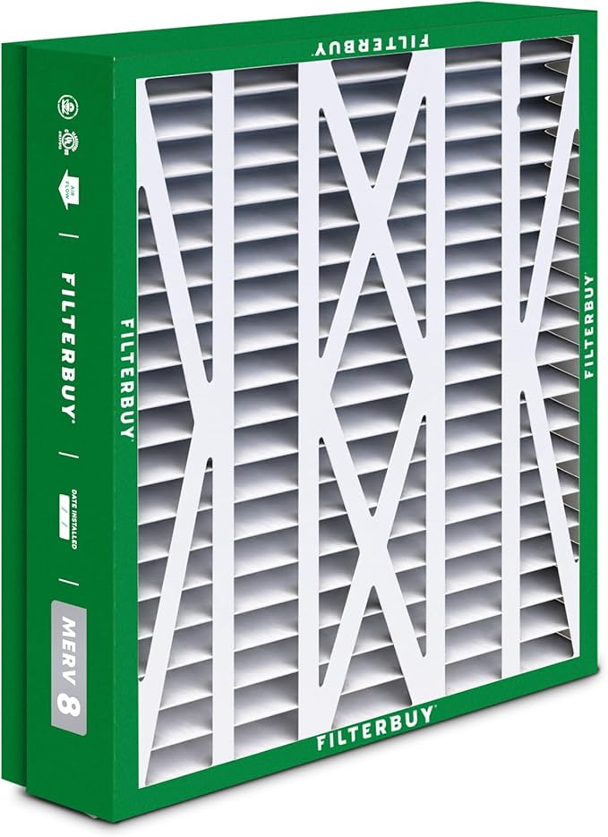 Filterbuy 21x27x5 Air Filter MERV 8 Essential Dust & Allergy Defense, Pleated - Image 8