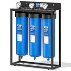 HQUA WF3-02 3-Stage Free-Standing Whole House Water Filtration System, by HQUA
