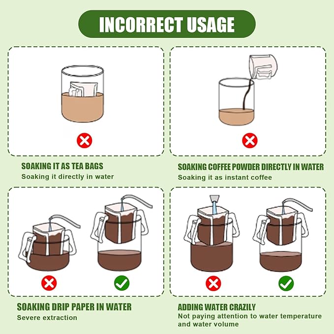 CARGEN 50Pcs Portable Coffee Filter Paper Bag - Image 7