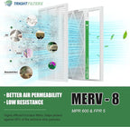 14x20x1 Air Filter 4 Pack, MERV 8 Pleated Dust Defense Air Filters Replacement - Image 5