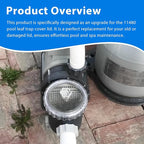 Sand Filter Pump Replacement Parts, 11480 Pool Leaf Trap Cover Lid - Image 6