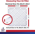 Filter King 16.38x21.38x1 Air Filter | 4-PACK | MERV 11 HVAC Pleated A/C - Image 2