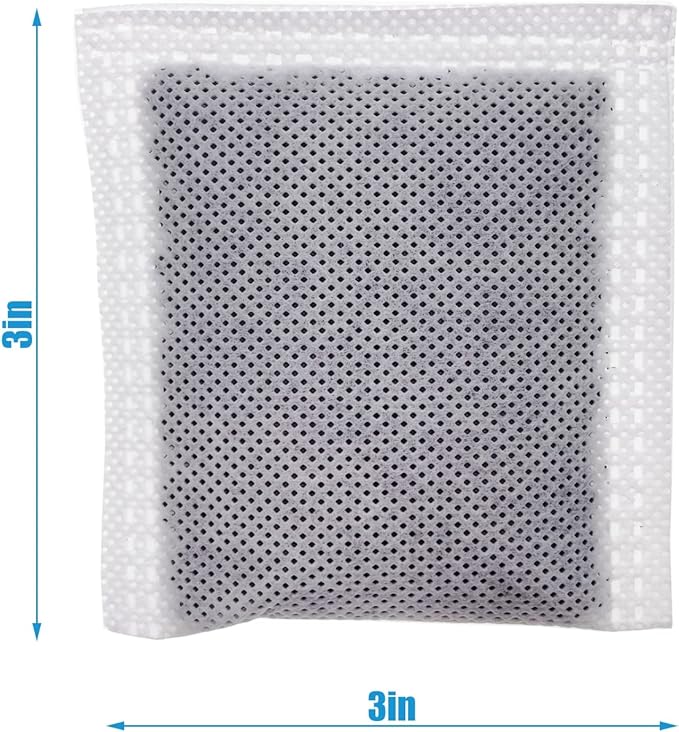 4 Pack Compact Activated Charcoal Odor Absorbing Filter Refill Deodorizer - Image 4