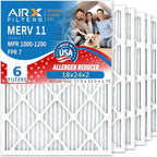AIRX FILTERS WICKED CLEAN AIR. 18x24x2 Air Filter MERV 11 Electrostatic Pleated by AIRXFILTERSWICKEDCLEANAIR