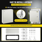 VEVOR NEMA Steel Enclosure, IP66 Waterproof & Dustproof, Outdoor/Indoor - Image 6