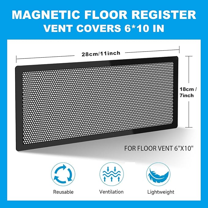 4 Packs Floor Register Vent Cover, Stone & More - Image 3