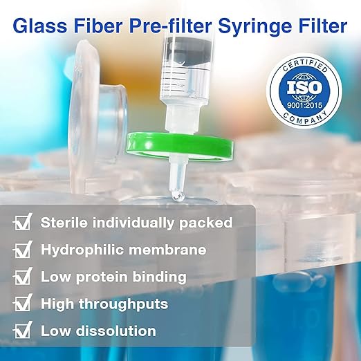 SimPure Sterile Syringe Filter PES 200 Pack, 0.22um Pore Size, 33mm Membrane - Image 4