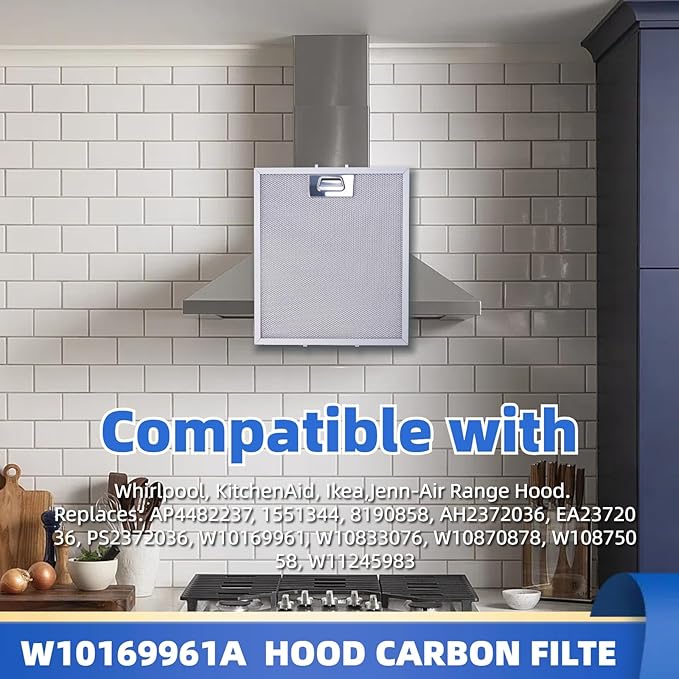 5Layer Aluminium W10169961 Upgraded Range Hood Filter - Image 2