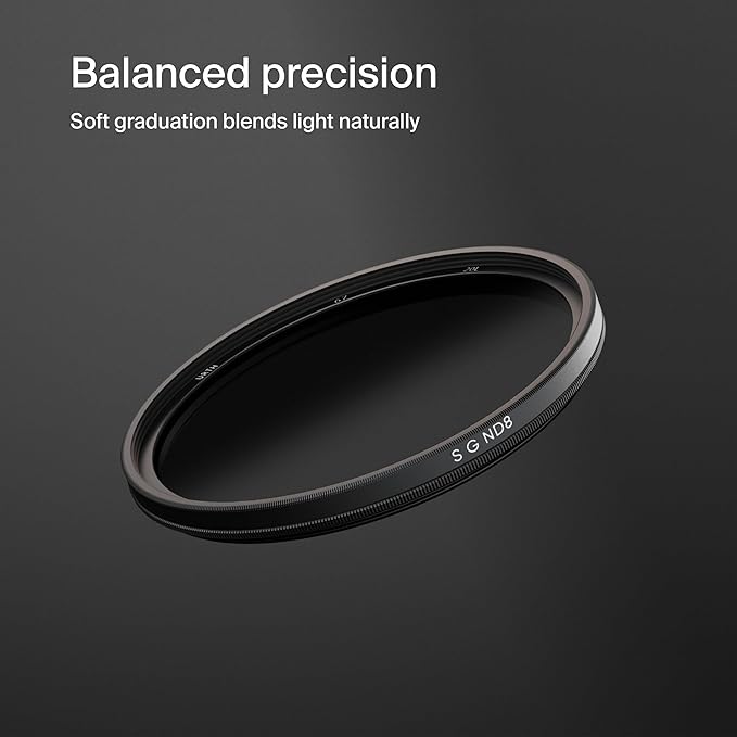 Urth 58mm Soft Graduated ND8 Lens Filter — 3-Stop, Ultra-Slim 20-Layer - Image 2