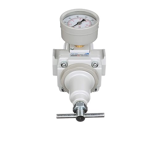 PneumaticPlus SAR400T-N04BG Compressed Air Regulator 1/2" NPT, Gauge & Bracket - Image 6