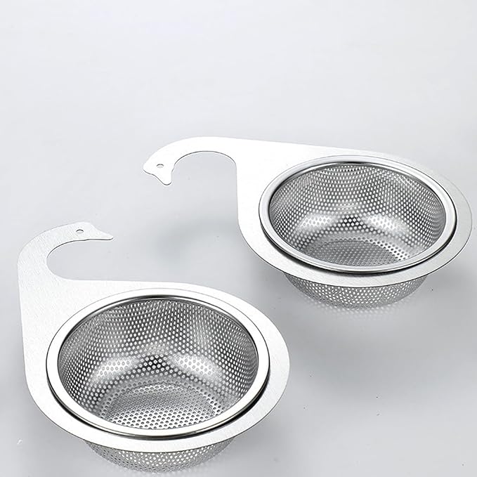 Stainless Steel Sink Faucet Hanging Organizers Strainer Basket - Image 5
