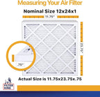 Filter King 12x24x1 Air Filter | 6-PACK | MERV 13 | HVAC Pleated AC Furnace - Image 2