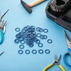 Mudder 100 Pieces Aluminum Engine Transmission Fluid Oil Crush Washers Drain - Image 4