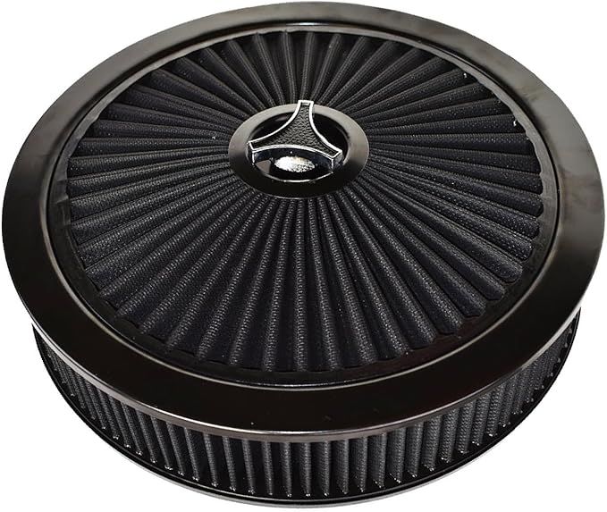 A-Team Performance High Flow Throttle Body Air Intake Filter - 14 in x 3 in by A-TeamPerformanceParts