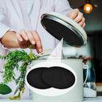 6Pcs 6.5 Inch Charcoal Filters for Kitchen Compost Bin, Replacement Activated - Image 7
