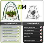 Porayhut Pop Up Greenhouse Cover Flower House, Mini Gardening Plant Sunshine - Image 3