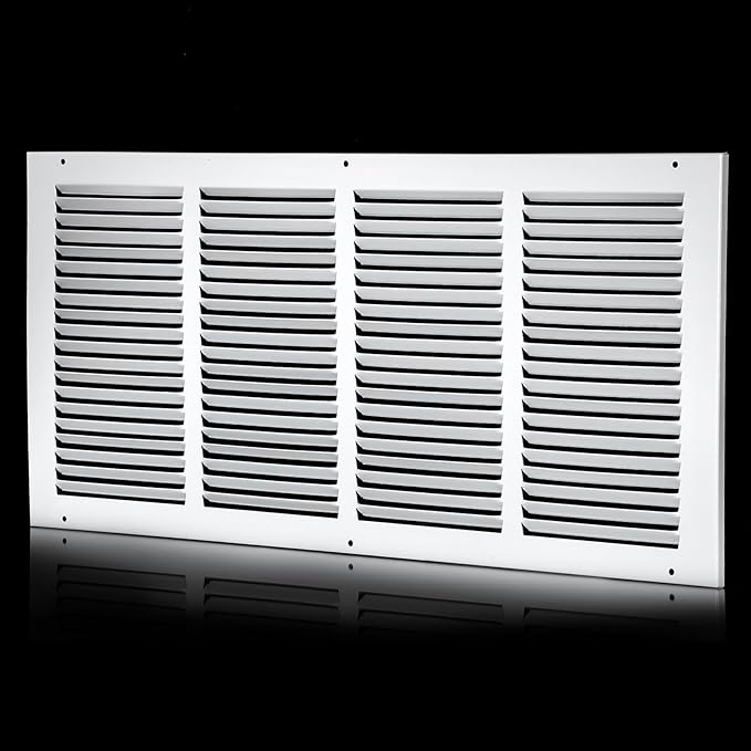 24x10 Return Air Grille, Air Return Vent Cover, Flat Vent Cover, Rejillas De by Unknown