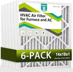 14x18x1 Air Filter MERV 8, HVAC/Furnace AC Filter Replacement, Dust by Komashr