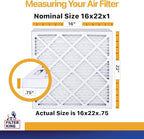 Filter King 16x22x1 Air Filter | 6-PACK | MERV 13 HVAC Pleated A/C Furnace - Image 2