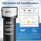 Vortopt Under Sink Water Filter System, Kitchen Sink Water Filter, NSF/ANSI 42 - Image 2