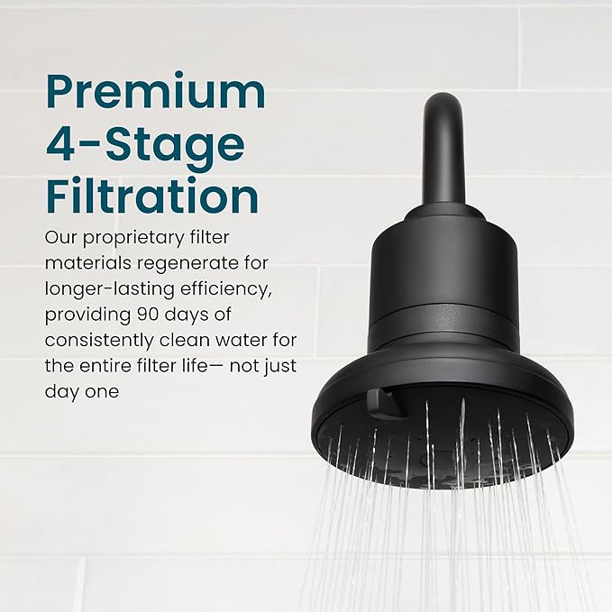 AquaTru Shower - High Pressure Shower Filter Removes Impurities from Hard Water - Image 2