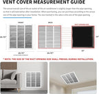 18x18 Air Return Grille, Air Return Vent Cover, Flat Vent Cover, Rejillas De - Image 4