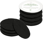 Pack of 8 Compost Bin Charcoal Filters Round Indoor Kitchen Compost Bucket by Unknown