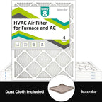 20x25x1 Air Filter MERV 8, HVAC/Furnace AC Filter Replacement, Dust - Image 5