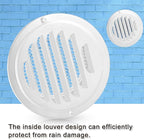 Zonon 8pcs Stainless Steel Soffit Vents 6 Inch Round Dryer Vent Cover - Image 7