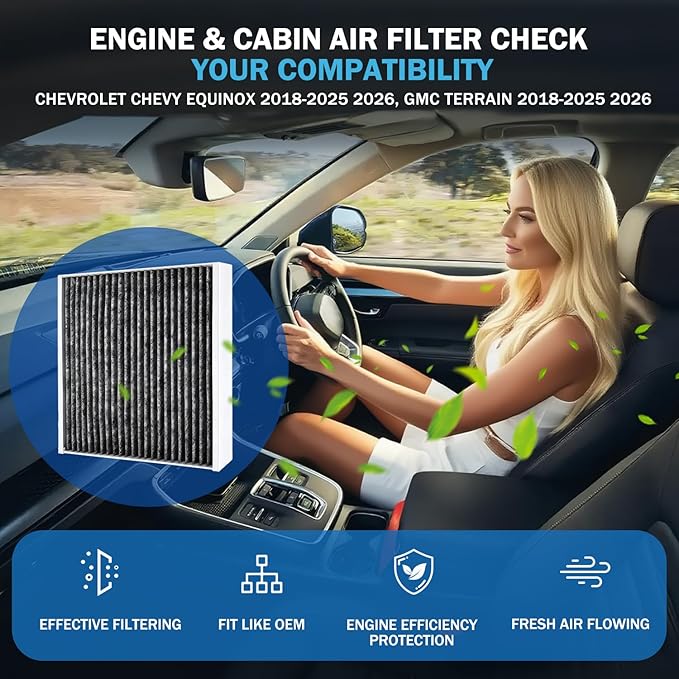 Cabin & Engine Air Filter Set Accessories - Image 2