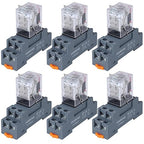 6PCS Electromagnetic Power Relay, 8-Pin 10 AMP 12V DC Relay Coil by VAMRONE