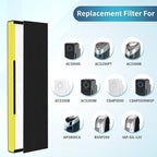6-Pack True FLT5000 FLT5250PT FLT5111 Replacement Filter C, Compatible - Image 2