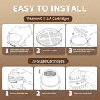 Shower Filter Replacement Cartridge Compatible - Image 4