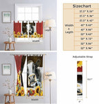 Cows Sunflowers Living Room Curtains 84 Inch Length, Window Curtains Tab Top - Image 8