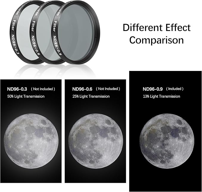 Astromania Telescope Moon Filter 2 inch, Neutral Density Telescope Filter - Image 3