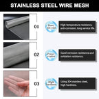 Stainless Steel Woven Wire Mesh, Metal Woven Mesh, 20 Mesh Stainless Steel Air - Image 4