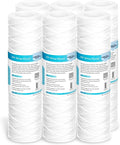 Membrane Solutions 10 Micron 10"x2.5" String Wound Whole House Water Filter by MembraneSolutions